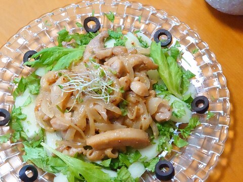 鳥じんdeᕷ˖チキンとセロリのおつまみサラダꕤ୭*